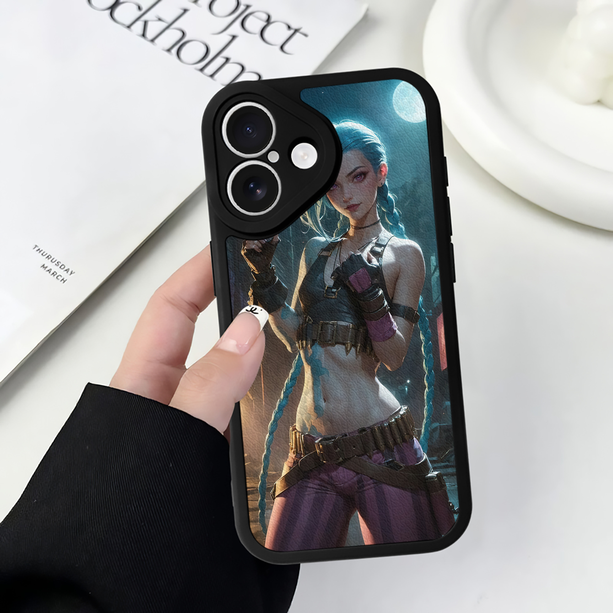 リーグ・オブ・レジェンド League of Legends LOL 【iPhone 16シリーズ対応】シリコンスマホケース（レザー調） 材質：シリコン